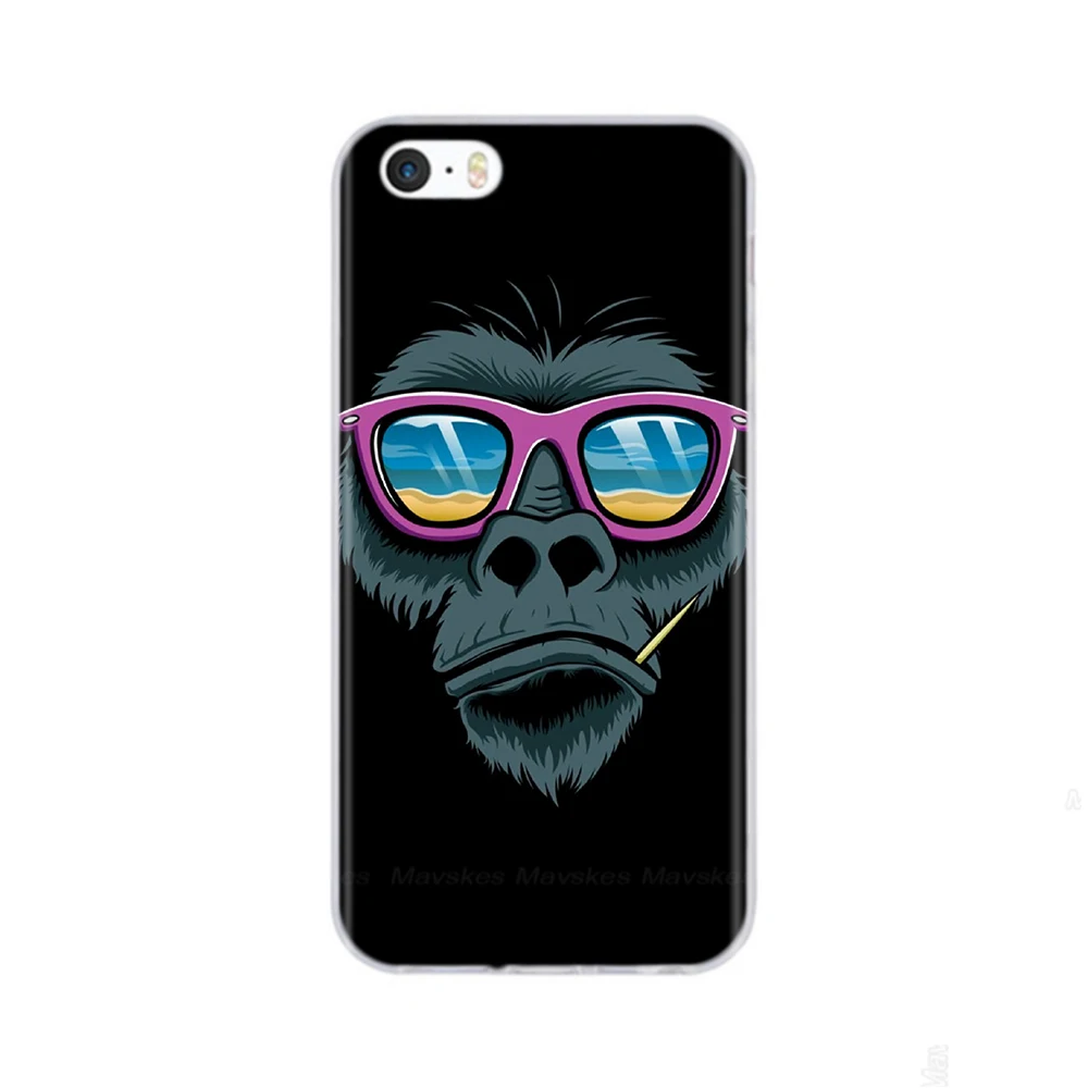 Case for iPhone 5 5s Se 4 4s Case Cartoon Silicon Back Cover Phone Case for Apple IPhone 6s 6 S Plus Soft TPU Bumper Funda Coque