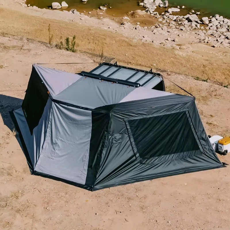 Overland 4x4 Awning 180 Degree Sun Shade Four-Season SUV Car Side Roof Hard Shell Pop-up Canopy Tent