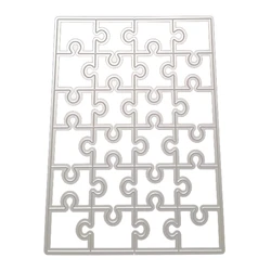 Puzzle Metal Cutting Dies Stencil DIY Scrapbook Album Paper Card Template Decor