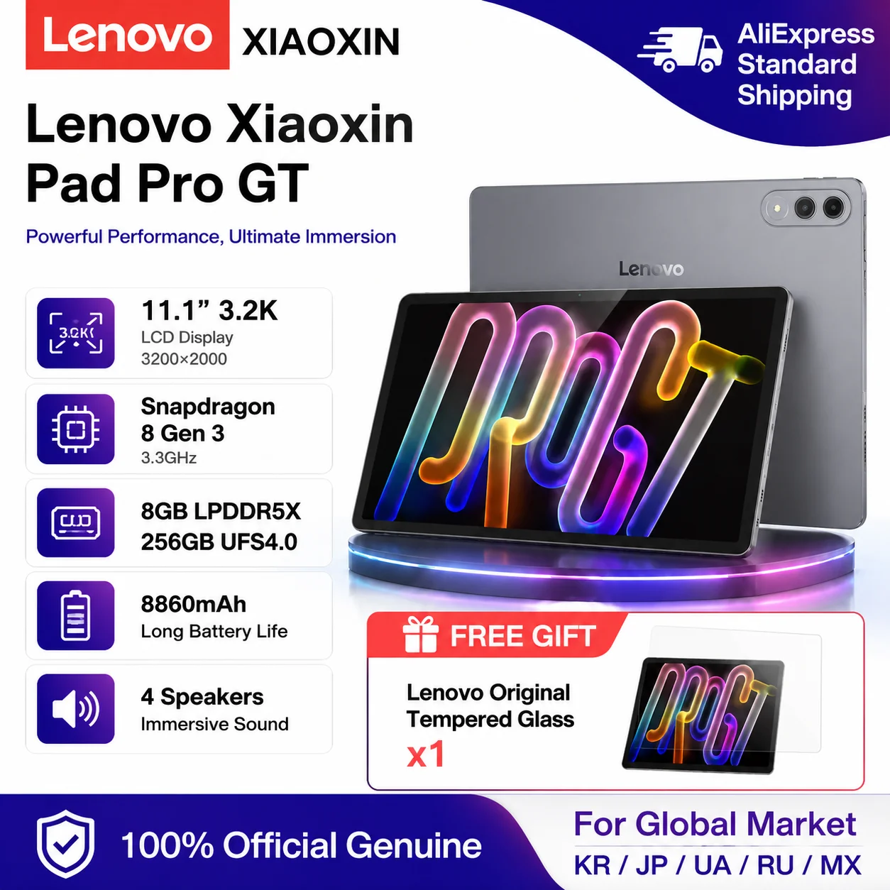 Lenovo Xiaoxin Pad Pro GT 11.1 3.2K Android Tablet