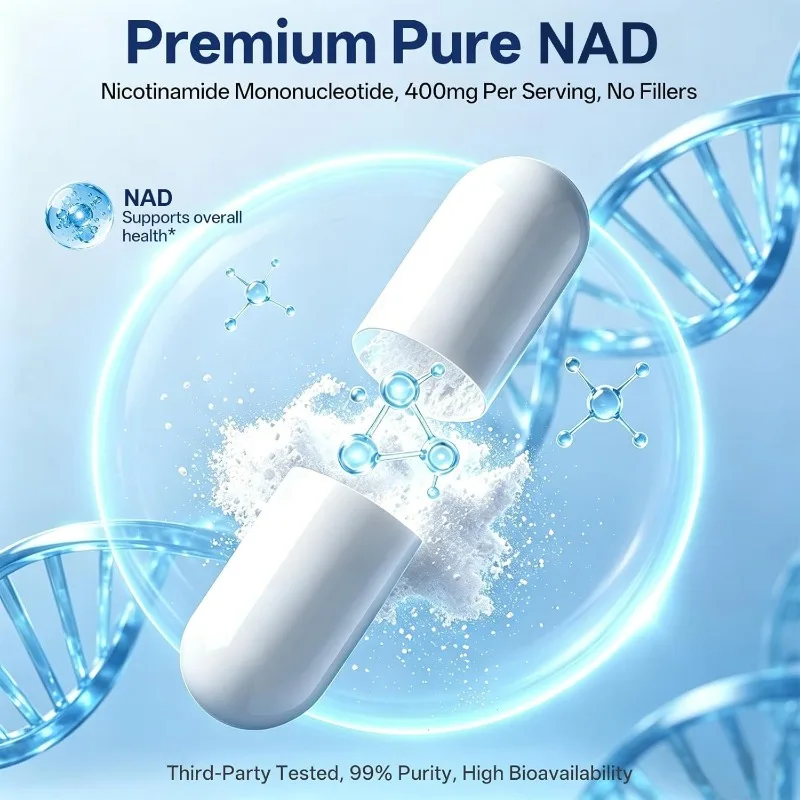 MAD Supplement, 400mg Per Serving, Beta Nicotinamide Mononucleotide Cell Energy Health Support 60 Capsule