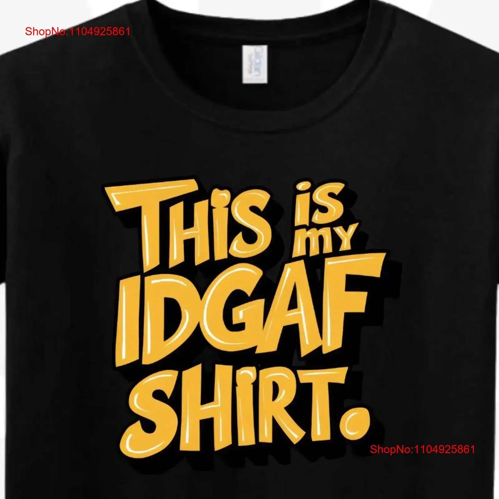 

Футболка This Is My IDGAF, забавная футболка с надписями, саркастическая цитата для взрослых, юмор, винтажный стираный топ для повседневной носки, мужская одежда