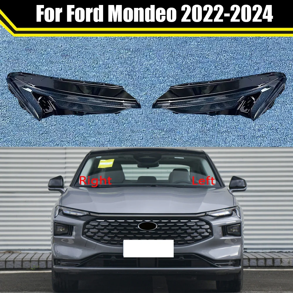 

Front Car Protective Daylight Lens Cover Shade Daylamp Shell Auto Transparent Light Housing Lamp For Ford Mondeo 2022 2023 2024