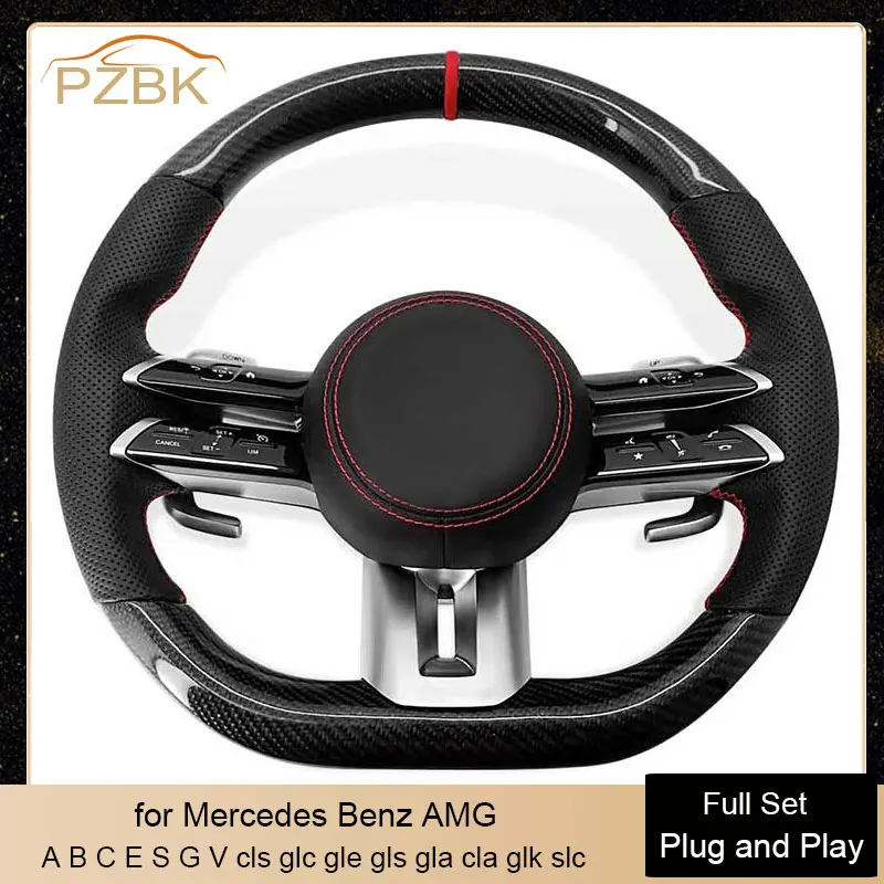 

Dragonfly Style Carbon Fiber Steering Wheel for Mercedes Benz AMG A B C E S G V Class cls glc gle gls gla cla glk slc