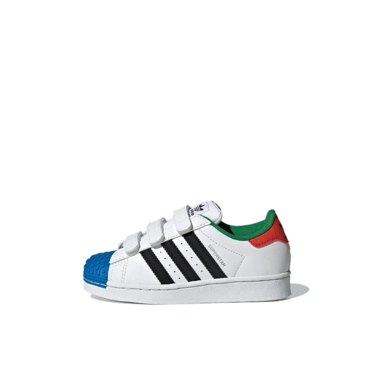 Adidas LEGO X Adidas Originals Superstar 360 Tide Velcro Anti-slip Sports Low-Top Kids Sneakers Casual Shoes