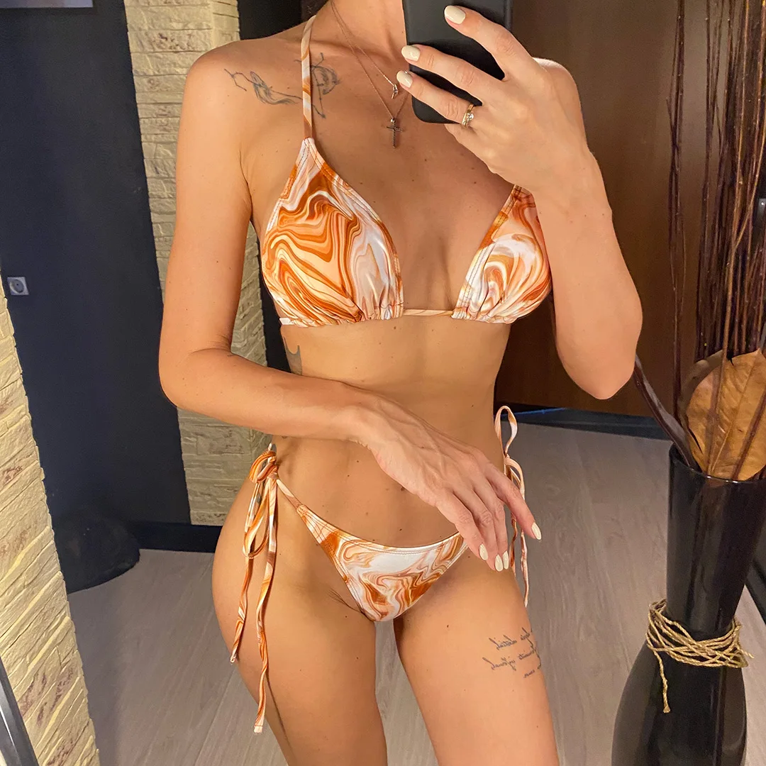 S-XXL, Bikini mit Leopardenmuster, langärmelig, Damen-Badebekleidung, dreiteiliges Bikini-Set, Badeanzug, Badebekleidung, Modell V3193SW. – Detail 30