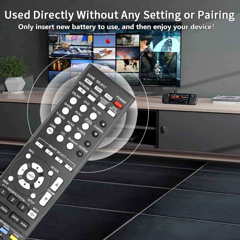 RC018SR For Marantz Remote Control Compatible With Marantz AV Receiver NR1403 30701009800AM RT30701009800AM Replacement Controll