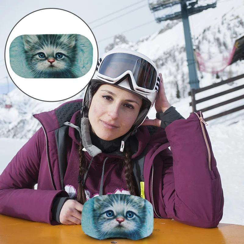 أغطية نظارات واقية عصرية للتزلج خفيفة الوزن وسهلة الحمل ومقاومة للرياح والغبار للرجال والنساء على الجليد #6