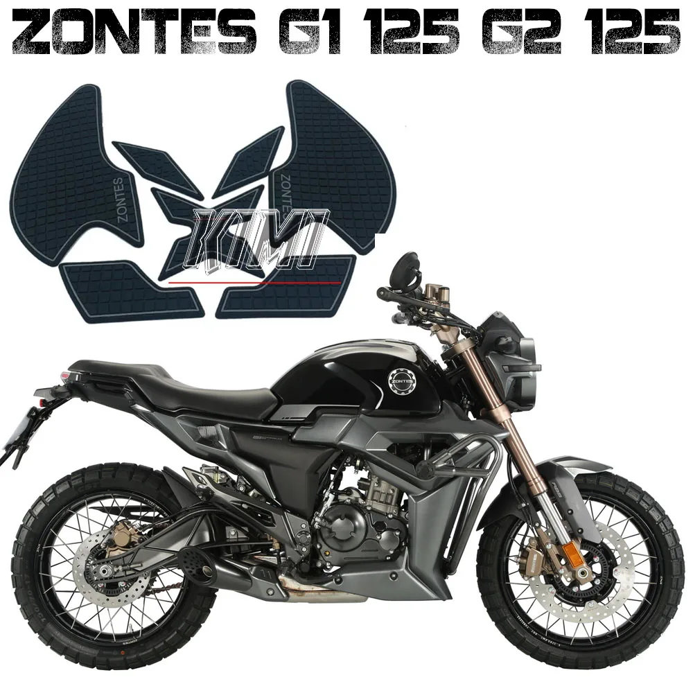 

2022 Motorcycle Anti Slip Tankpad Side Gas Knee Grip Traction 3M Decals Tank Pad Stickers For Zontes G1-125 125 G1 G1 125 G2 125