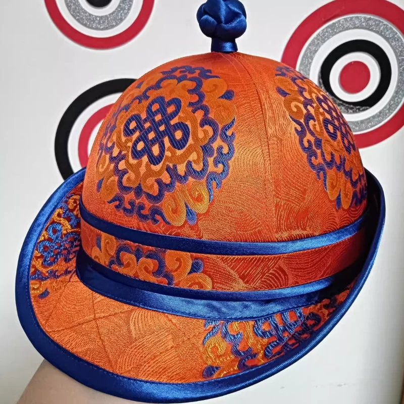 Chinese Mongolian Elements Unisex Ethnic Style Hat