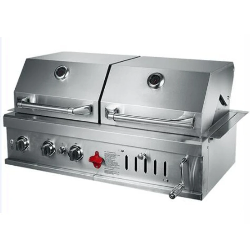 

Embedded outdoor stainless steel 304 material carbon gas dual-purpose villa outdoor oven