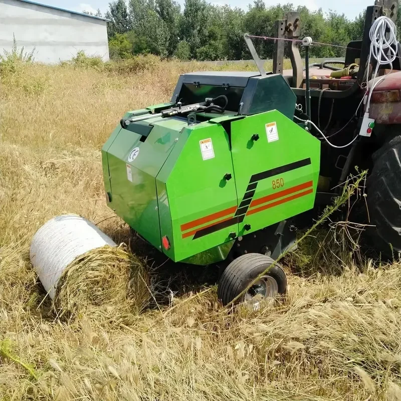 2026Hot CE Approved Mini Round Hay Baler Machine Agriculture Implement with Tractor for Farm Use