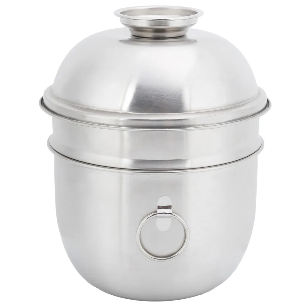 Rustless Steel Noodle Bowl Large Capacity Detachable Outer Shell Food Container Sealed Dustproof Lid Thickened Separate Food Mug