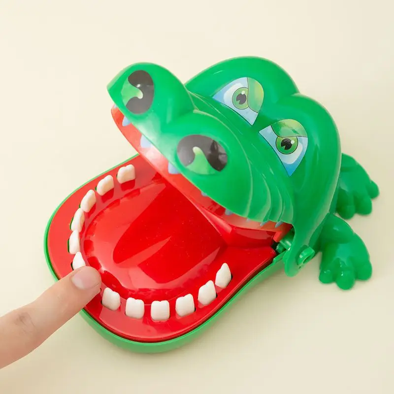 لعبة تفاعلية على شكل تابوت التمساح لعبة سحب الأسنان المزحة للأطفال الوالدين والطفل لعب متعة أنيقة ألعاب مزحة كبيرة الحجم إبداعية
