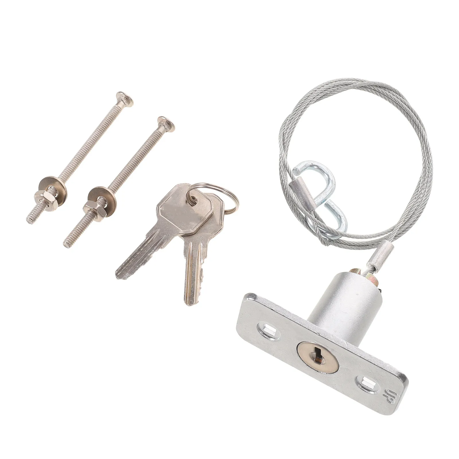 1Set Garage Door Manual Disconnect Lock Kit Zinc Alloy Emergency Release Cable Lock Sectional Garage Opener Security Power