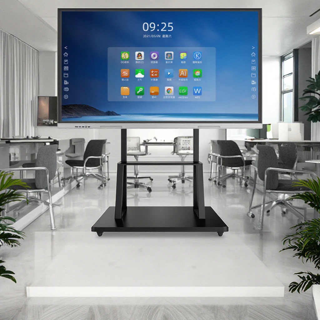 75 Inch Multi Touch Screen All In One Interactive Flat Active Panel Add AG Function Smart Board LCD Display Smart Boards