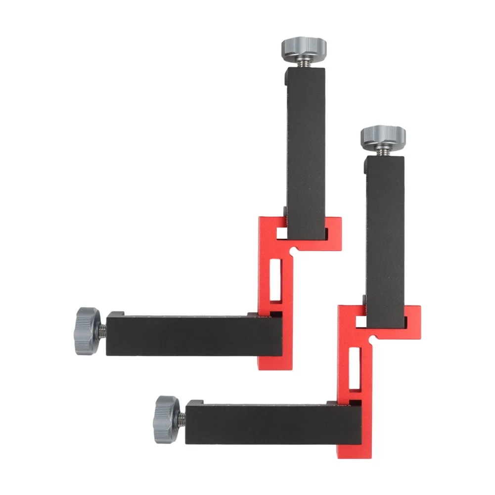 90 Degree Aluminum Clamping Square for Woodworking - Corner Clamp Set for Frame Cabinet and Jig Construction Tasks