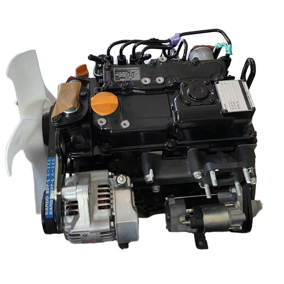 New Yanmar 3tnm72 Three-cylinder Engine for Excavators and Construction Machinery Steel Material