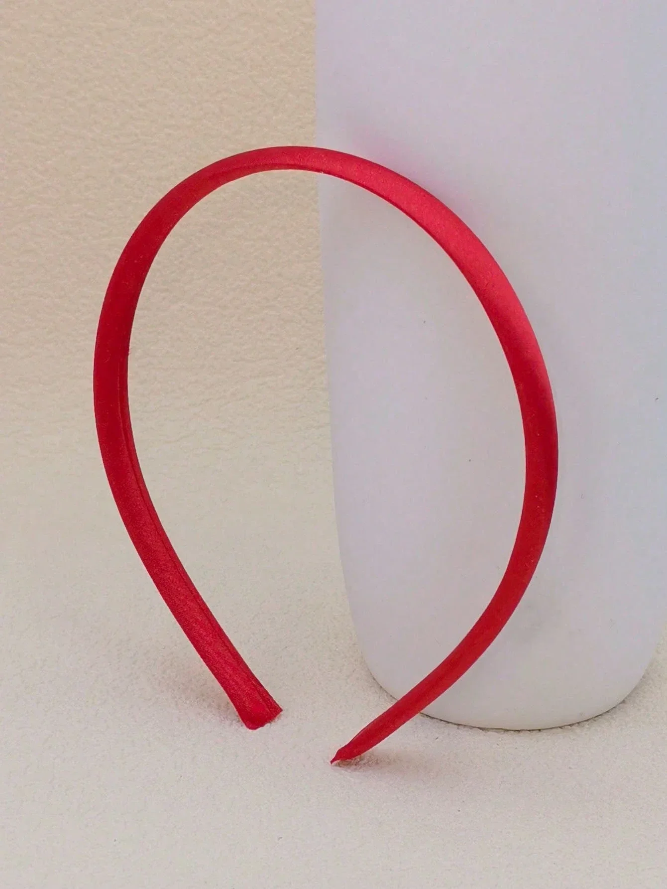 

Однотонная красная повязка на голову для женщин, аксессуары для волос, повседневный универсальный обруч для волос