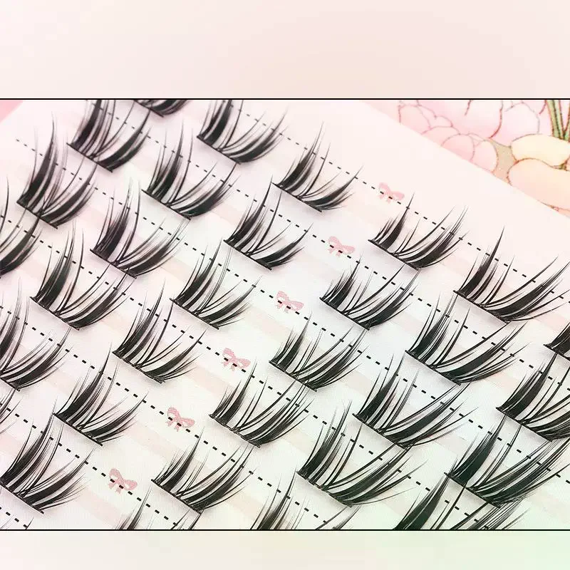 ขนตาปลอมแบบช่อ 10 แถว ขนาด 8-1 - Eyelash Extension Anime บทวิจารณ์และราคา