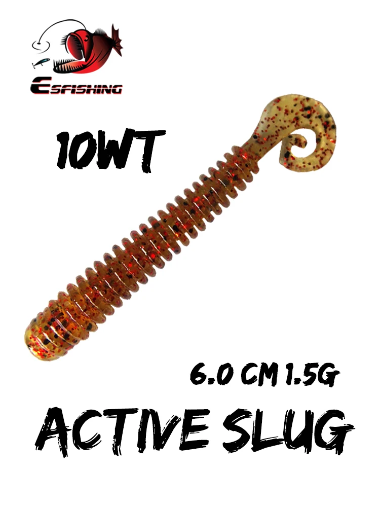 

Top quality lure Active grub bait For pike trout fishing on river lake slow sinking