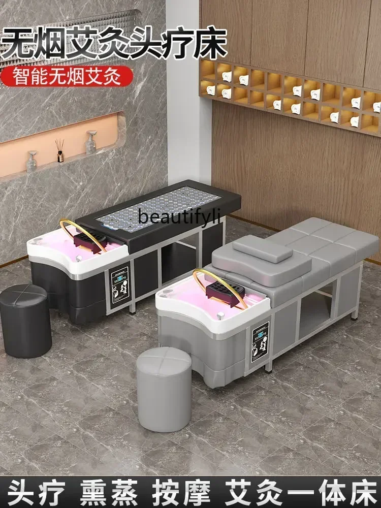 جديد الجسم كله الكى التايلاندية كرسي الشامبو التبخير تداول المياه رئيس العلاج تدليك إطار فولاذي متكامل السرير