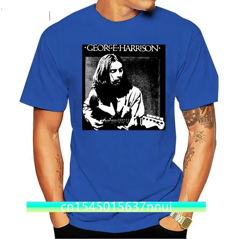 George Harrison Live Portrait T Shirt S M L Xl 2Xl New Official Harajuku Streetwear Shirt Men Merch