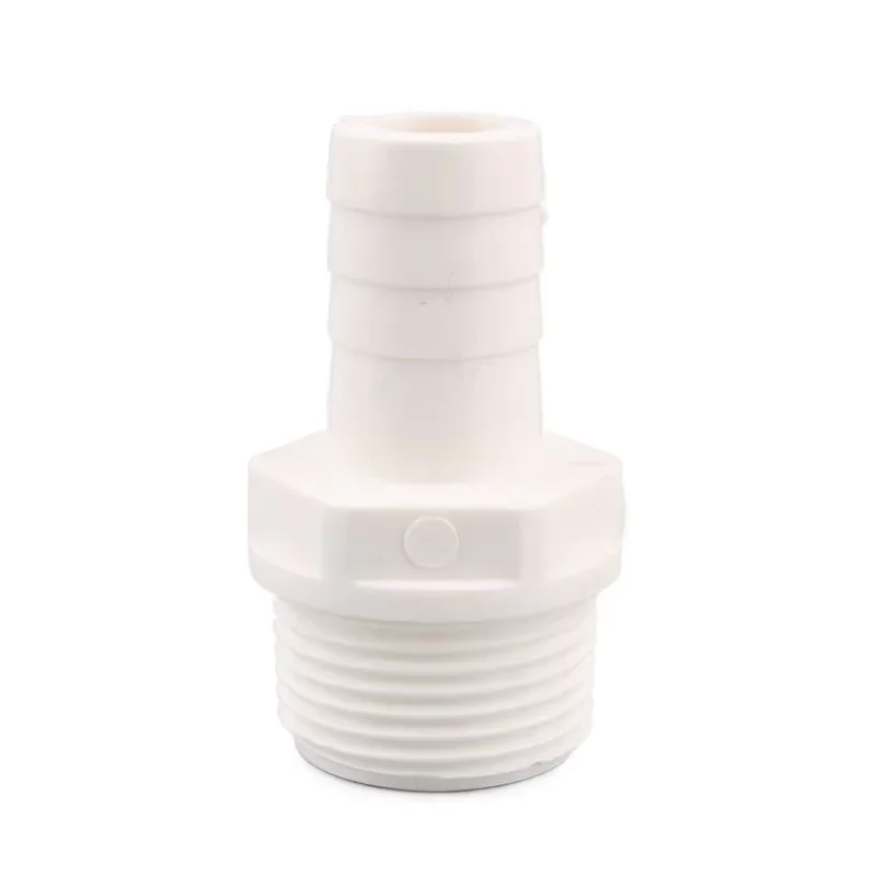 8/10/12/16MM Plastic Barbed Hose Fitting 1/2" 3/4" BSP ABS Male Thread Connector Joint Coupling Adapter Pipe Accessories