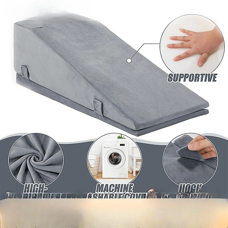 Adjustable Wedge Leg Elevation Pillow Ergonomic Leg Support Cushion for Home Pain Relief and Comfort