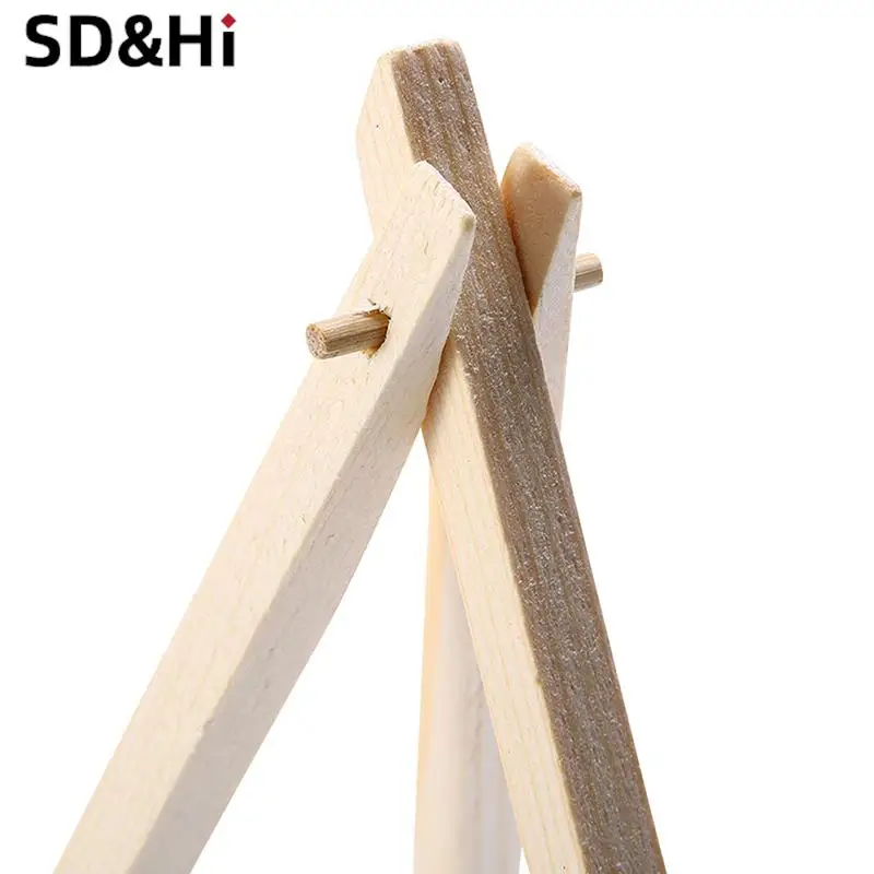 Creative Triangle Mini Easel Frame Wedding Table Card Stand Display Holder Children Painting Craft Artist Supplies