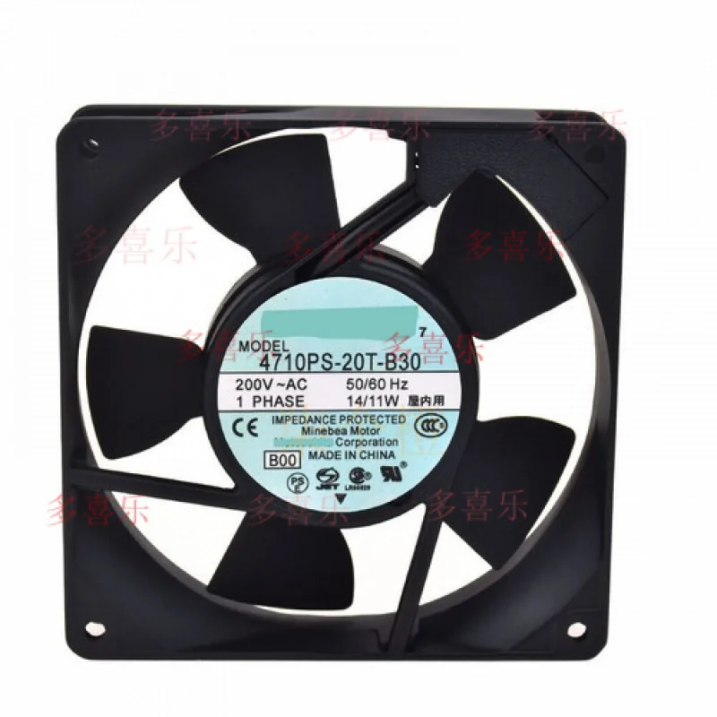 

Охлаждающий вентилятор ZMZM 4710PS-20W-B30 для NMB-BAT 200 В 14/11 Вт 120*120*25 мм 2700 об/мин