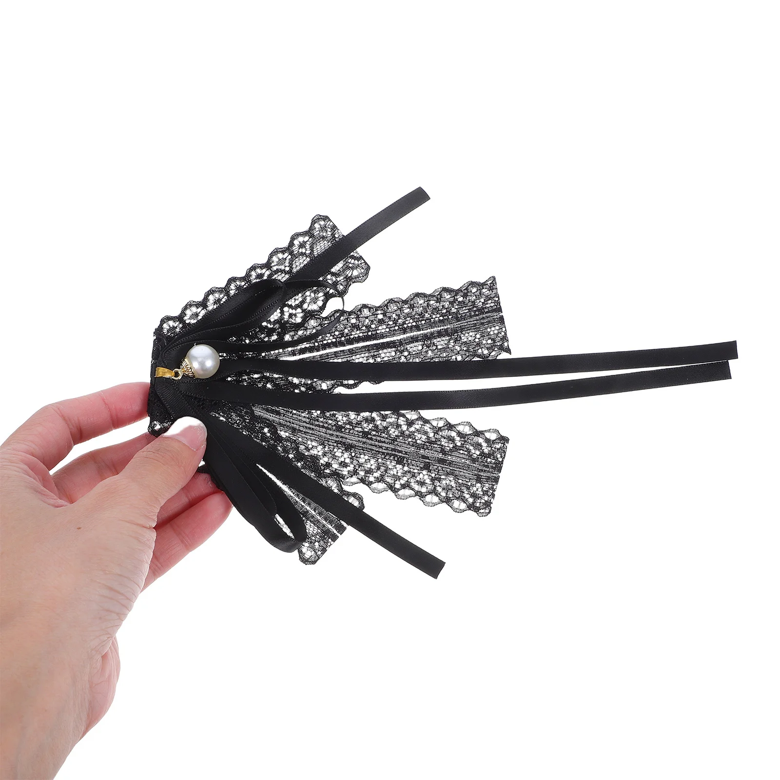 

1 шт., черная кружевная лента, галстук-бабочка, брошь, предварительно завязанная брошь, галстук на шею, аксессуар для одежды для женщин, свадебные свидания, выпускной