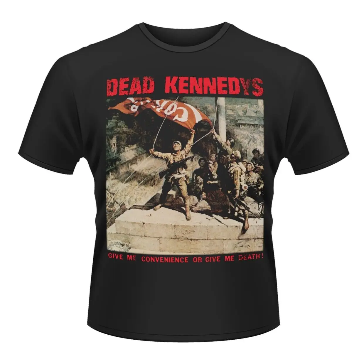 Черная футболка Dead Kennedys «Give Me Convenience Or Give Death», НОВАЯ