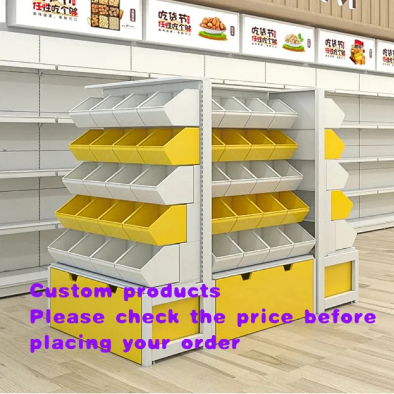 custom.Chain Snack Shelves Rack Bulk Candy Display Candy Display