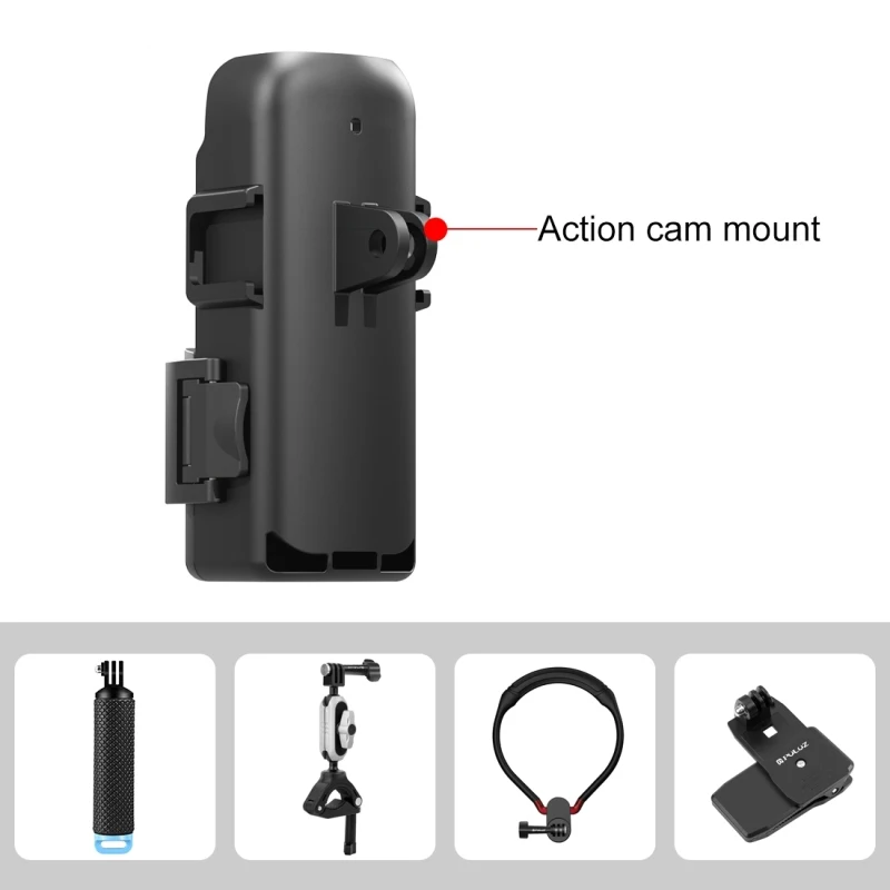 إطار حماية بلاستيكي من PULUZ لملحقات دعامة توسيع الكاميرا الرياضية DJI OSMO Pocket 3