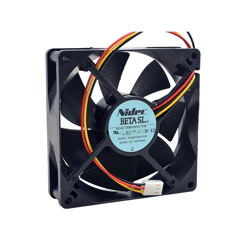 

НОВЫЙ ОРИГИНАЛЬНЫЙ D09A-48TS1 01B 48 В 0,09 А 9025 90*90*25 мм 9 см ОХЛАЖДАЮЩИЙ ВЕНТИЛЯТОР