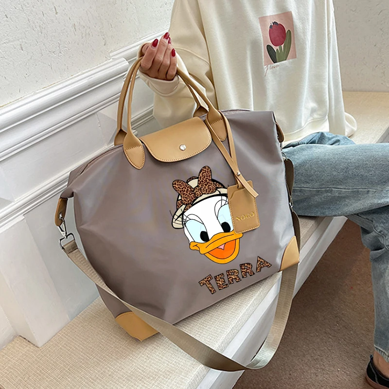 Disney Mickey Mouse Ladies Travel Bag Large Capacity Women\'s Handbag Waterproof Fashion Gym Bag Luggage Bag Shoulderbag gift