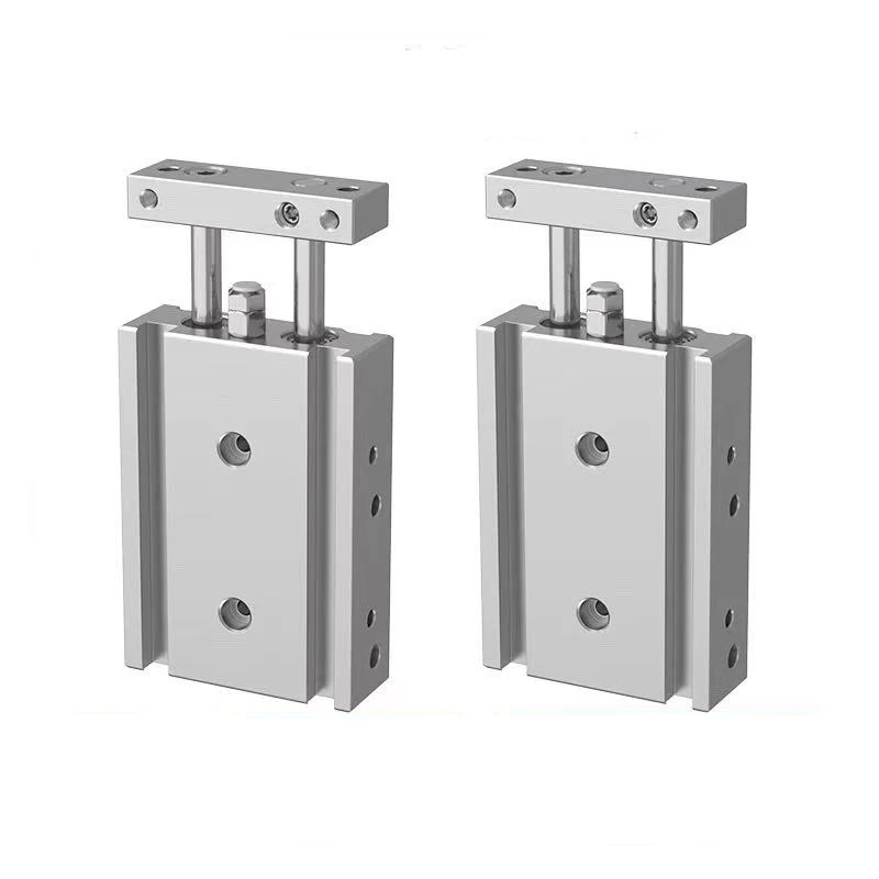 CXSM Series Pneumatic Dual Axis Dual Rod Cylinder Machine - 6/10/15/20/25/32mm Stroke for Industrial Use