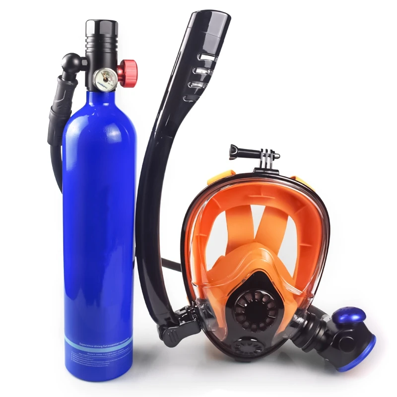 1L Mini Scuba Diving Equipment  Bottle Scuba Tank Air Cylinder Snorkeling Set Scuba Diving Refillable Design