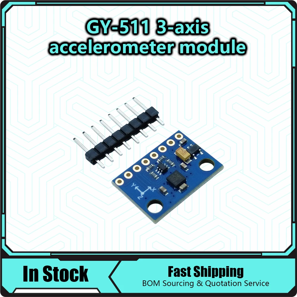 GY-511 LSM303DLHC 3-Axis Electronic Compass Compass Acceleration High Precision Sensor 3 Axis Magnetometer Module Sensor for Ard