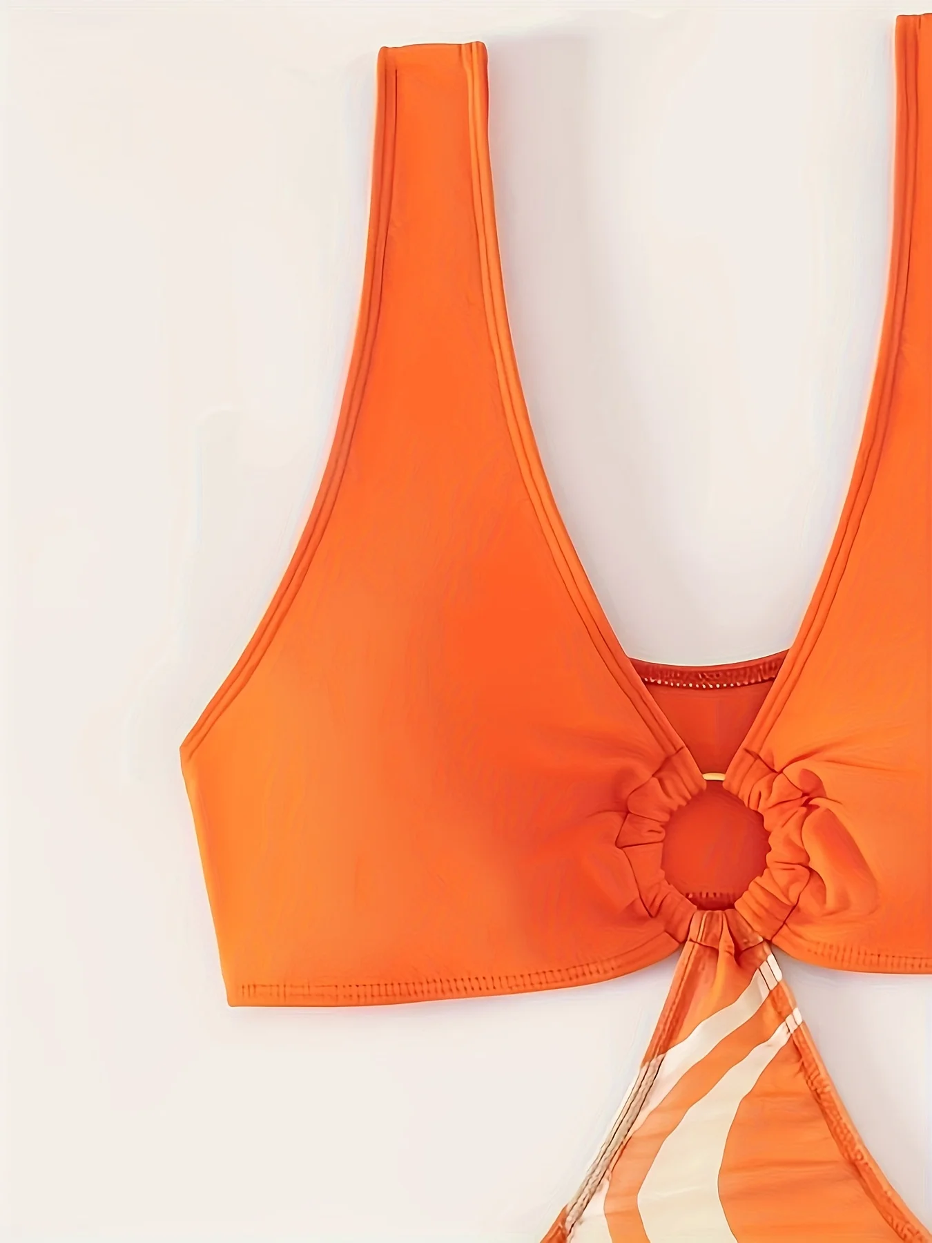 2026年新作 レディース セクシー ファッション ワンピース水着 メタルリング装飾 ライトラグジュアリースタイル ビーチパーティー バケーション フォトシュート O