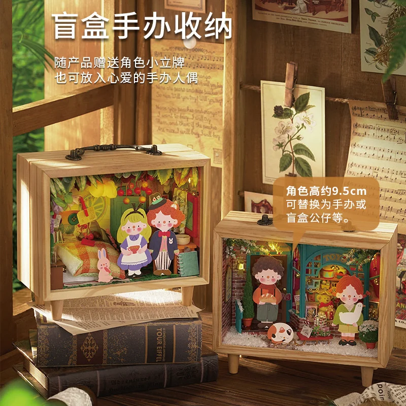 

Creative Novel Decompression Toys, Hand-made Boxes, Decorations, Diy Houses, Gifts for 12 Girls Over 10 Years Old