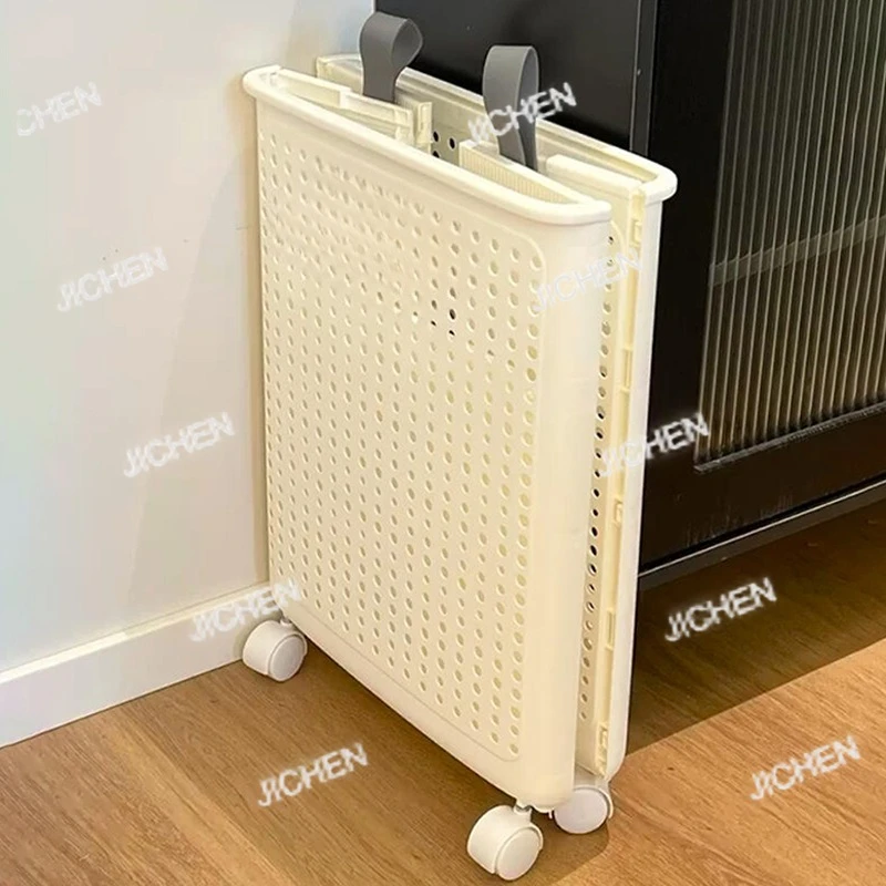 

Складная корзина для белья. Бытовая дорожная корзина для белья. Корзина для хранения одежды на колесиках.