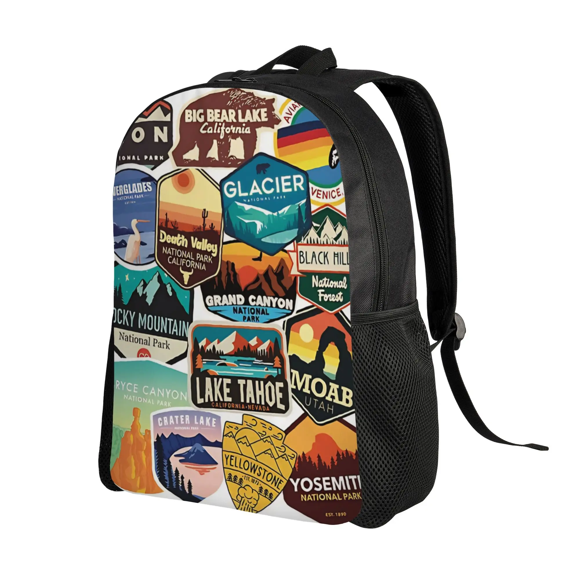 National Parks Outdoor Explorer Schoolbag Workers Sporty Fashionable mochila Large Capacity Laptop Bag Back To School Season