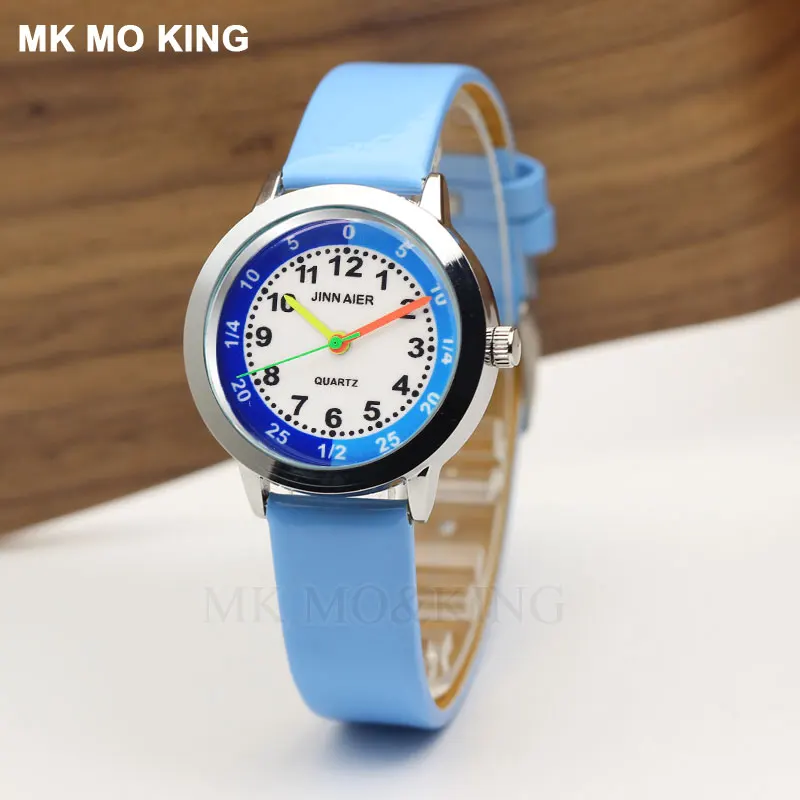 Neue Luxus Marke Arabischen Ziffer Zifferblatt Nette Synoked kinder Jungen Mädchen Kinder Quarz Armbanduhr Uhr Geschenke Armband Relogios