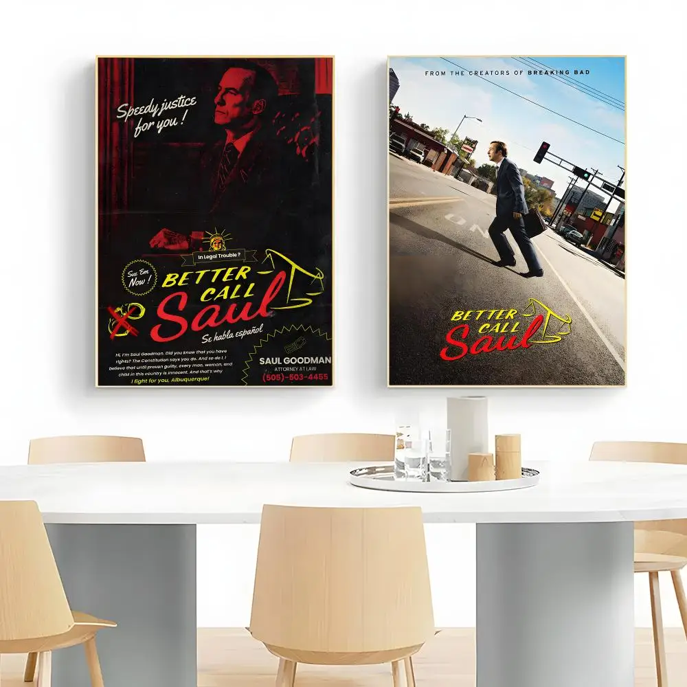 clever show B-Better Call Saul Poster Wall Art Print Decorative Mural Home Decor Gift Unframed
