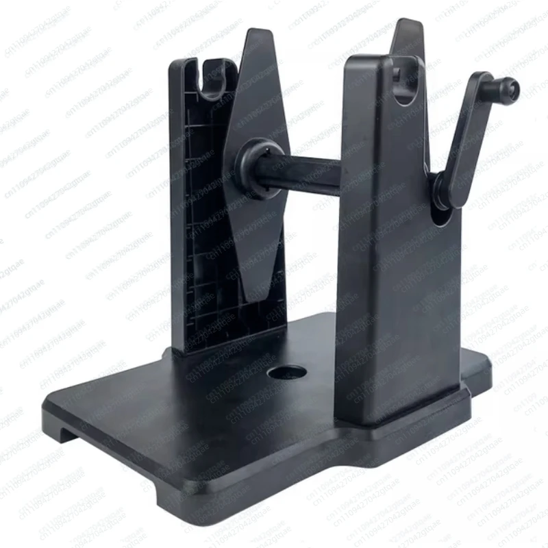 Large Roll Label Holder Manual Winding Bracket Universal Manual Crank Label Rewinder Printer External Barcode Paper Holder