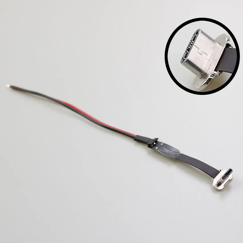 1pcs FPC Flexible Cable Soldering Wire 2Pin 3Pin R1 Wireless Charging Type C For Android Apple Plus Decoding