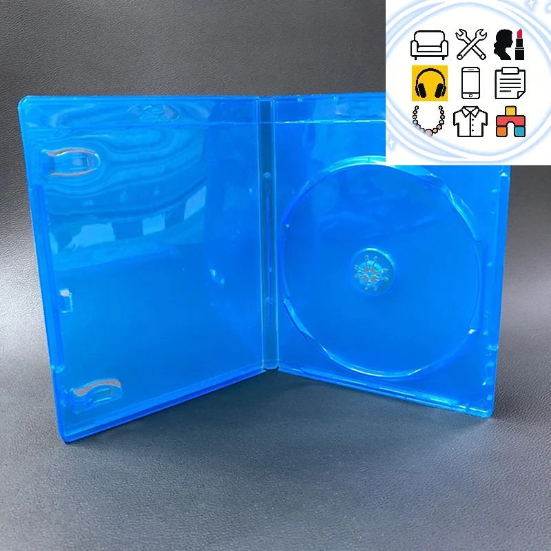 1PC CD Game Case Protective Box Compatible For Game Disk Holder Disk Case CD DVD Discs Storage Box Cover