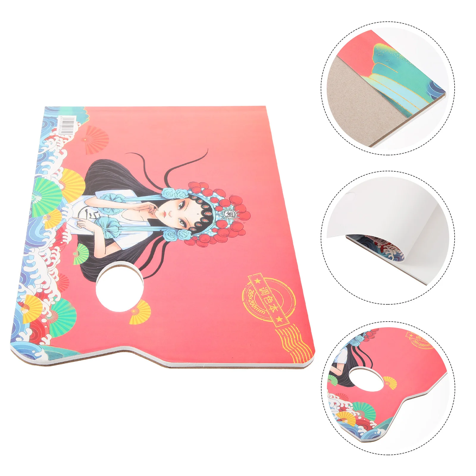 2 كتب 100 ورقة لوحات ألوان الطلاء الورقية المتاح خلط الوسائط ورقة لمسمار الفن المائية الصباغ صواني الفنان #5